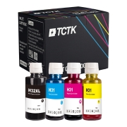 TCTK Druckerpatronen 32XL 31 C HP 31 M HP 31 Y 4er Set CMYK kompatibel mit HP Smart Tank 502 510 5100 5105 5106 5107 5108 513 514 517 532 533 534 536 539 6000 6001 6002 6005 6006 617, ersetzt 1VV24AA
