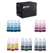 TCTK Druckerpatronen 70ml E-101BK E-101C E-101M E-101Y 12er Set CMYK (je 3x) kompatibel mit Epson EcoTank L14150 L4150 L4160 L4260 L4266 L6160 L6170 L6176 L6190 L6260 L6270 L6276 L6290