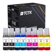 TCTK Druckerpatronen 102 102 102 102 8er Set CMYK (je 2x) kompatibel mit Epson EcoTank ET-15000 ET-2400 ET-2700 ET-2750 ET-2751 ET-2756 ET-2800 ET-2850 ET-2851 ET-2856 ET-2950, ersetzt C13T03R140