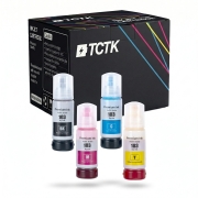 TCTK Druckerpatronen E-103BK E-103C E-103M E-103Y 4er Set CMYK kompatibel mit Epson EcoTank L1110 L1210 L1230 L1250 L1270 L3100 L3101 L3110 L3111 L3150 L3151 L3156 L3160 L3210 L3211 L3230 L3231 L3250