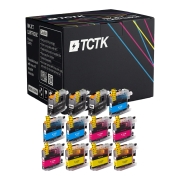 TCTK Druckerpatronen LC123BK LC123C LC123M LC123Y 12er Set CMYK (je 3x) kompatibel mit Brother DCP-J 132 W, DCP-J 150, DCP-J 152 W WR, DCP-J 172 W, DCP-J 4110 DW W, DCP-J 552 DW, DCP-J 752 DW