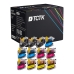 TCTK Druckerpatronen LC123BK LC123C LC123M LC123Y 12er Set CMYK (je 3x) kompatibel mit Brother DCP-J 132 W, für DCP-J 150, für DCP-J 152 W WR, für DCP-J 172 W, für DCP-J 4110 DW W, für DCP-J 552 DW