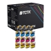 TCTK Druckerpatronen LC123BK LC123C LC123M LC123Y 16er Set CMYK (je 4x) kompatibel mit Brother DCP-J 132 W, für DCP-J 150, für DCP-J 152 W WR, für DCP-J 172 W, für DCP-J 4110 DW W, für DCP-J 552 DW