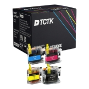 TCTK Druckerpatronen LC-125 LC-125 LC-125 LC-127 4er Set CMYK kompatibel mit Brother DCP-J 4110 DW W, MFC-J 4310 DW, MFC-J 4410 DW, MFC-J 4510 DW, MFC-J 4610 DW, MFC-J 4710 DW, ersetzt LC125XLC