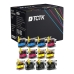 TCTK Druckerpatronen LC-125 LC-125 LC-125 LC-127 12er Set CMYK (je 3x) kompatibel mit Brother DCP-J 4110 DW W, für MFC-J 4310 DW, für MFC-J 4410 DW, für MFC-J 4510 DW, ersetzt LC125XLC