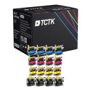 TCTK Druckerpatronen LC-125 LC-125 LC-125 LC-127 16er Set CMYK (je 4x) kompatibel mit Brother DCP-J 4110 DW W, MFC-J 4310 DW, MFC-J 4410 DW, MFC-J 4510 DW, MFC-J 4610 DW, ersetzt LC125XLC