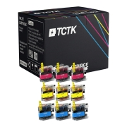 TCTK Druckerpatronen LC225XL LC225XL LC225XL 9er Set CMY (je 3x) kompatibel mit Brother DCP-J 4120 DW, für MFC-J 4420 DW, für MFC-J 4425 DW, für MFC-J 4620 DW, für MFC-J 4625 DW, für MFC-J 5320 DW