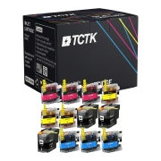 TCTK Druckerpatronen B-LC22U LC22U LC22U LC22U 12er Set CMYK (je 3x) kompatibel mit Brother DCP-J 785 DW, MFC-J 985 DW