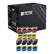TCTK Druckerpatronen B-LC22U LC22U LC22U LC22U 16er Set CMYK (je 4x) kompatibel mit Brother DCP-J 785 DW, MFC-J 985 DW