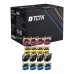 TCTK Druckerpatronen B-LC22U LC22U LC22U LC22U 16er Set CMYK (je 4x) kompatibel mit Brother DCP-J 785 DW, für MFC-J 985 DW