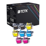 TCTK Druckerpatronen LC3211BK LC3213Y LC3213C LC3213M 8er Set CMYK (je 2x) kompatibel mit Brother DCP-J 572 DW, DCP-J 772 DNW DW, DCP-J 774 DW, MFC-J 490, MFC-J 491 DW, MFC-J 497 DW, MFC-J 890