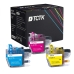 TCTK Druckerpatronen LC3211C LC3211M LC3211Y 3er Set CMY kompatibel mit Brother DCP-J 572 DW, DCP-J 772 DNW DW, DCP-J 774 DW, MFC-J 490, MFC-J 491 DW, MFC-J 497 DW, MFC-J 890, MFC-J 890 DW