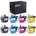 TCTK Druckerpatronen LC-422XL LC-422XL LC-422XL LC-422XL 8er Set CMYK (je 2x) kompatibel mit Brother MFC-J 5340 DW, MFC-J 5340 DWE Ecopro, MFC-J 5345 DW, MFC-J 5740 DW, ersetzt LC422XLBK