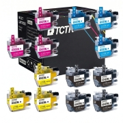TCTK Druckerpatronen LC-422XL LC-422XL LC-422XL LC-422XL 12er Set CMYK (je 3x) kompatibel mit Brother MFC-J 5340 DW, MFC-J 5340 DWE Ecopro, MFC-J 5345 DW, MFC-J 5740 DW, ersetzt LC422XLBK