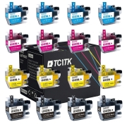 TCTK Druckerpatronen LC-422XL LC-422XL LC-422XL LC-422XL 16er Set CMYK (je 4x) kompatibel mit Brother MFC-J 5340 DW, MFC-J 5340 DWE Ecopro, MFC-J 5345 DW, MFC-J 5740 DW, ersetzt LC422XLBK