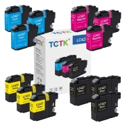 TCTK Druckerpatronen LC-427 LC-427XL LC-427XL LC-427XL 12er Set CMYK (je 3x) kompatibel mit Brother HL-J 6010 DW, MFC-J 5955 DW, MFC-J 6950, MFC-J 6955 DW, MFC-J 6957 DW DWT, ersetzt LC427BK