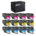 TCTK Druckerpatronen LC-427 LC-427 LC-427 12er Set CMY (je 4x) kompatibel mit Brother HL-J 6010 DW, MFC-J 5955 DW, MFC-J 6950, MFC-J 6955 DW, MFC-J 6957 DW DWT, MFC-J 6959 DW, ersetzt LC427C