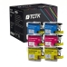 TCTK Druckerpatronen LC-1100 LC-1100 LC-1100 6er Set CMY (je 2x) kompatibel mit Brother DCP-145 C, für DCP-163 C, für DCP-165 C, für DCP-185 C, für DCP-195 C, für DCP-197 C, ersetzt LC1100C