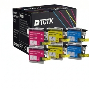 TCTK Druckerpatronen LC-1100 LC-1100 LC-1100 12er Set CMY (je 4x) kompatibel mit Brother DCP-145 C, für DCP-163 C, für DCP-165 C, für DCP-185 C, für DCP-195 C, für DCP-197 C, ersetzt LC1100C