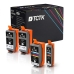 TCTK Druckerpatronen C-35BK C-36C 2er Set Schwarz Cyan kompatibel mit Canon PIXMA iP100 iP100B iP110, für PIXMA TR150 with battery
