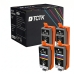 TCTK Druckerpatronen C-35BK C-36C 4er Set 2x Schwarz 2x Cyan kompatibel mit Canon PIXMA iP100 iP100B iP110, für PIXMA TR150 with battery