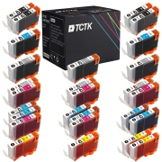 TCTK Druckerpatronen CLI-42BK CLI-42C CLI-42GY CLI-42LGY CLI-42M CLI-42PC CLI-42PM CLI-42Y 24er Set Multicolor (je 3x) kompatibel mit Canon PIXMA PRO-100 PRO-100S, ersetzt 6384B001