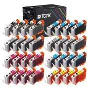 TCTK Druckerpatronen CLI-42BK CLI-42C CLI-42GY CLI-42LGY CLI-42M CLI-42PC CLI-42PM CLI-42Y 32er Set Multicolor (je 4x) kompatibel mit Canon PIXMA PRO-100 PRO-100S, ersetzt 6384B001