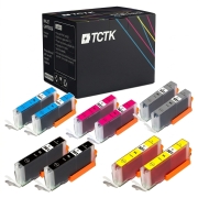 TCTK Druckerpatronen CLI-551XL CLI-551XL CLI-551XL CLI-551XL CLI-551XL 10er Set Multicolor (je 2x) kompatibel mit Canon PIXMA IP 7200 7240 7250 8700 8720 8750, für PIXMA IX 6800 6850, ersetzt 6443B001