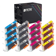TCTK Druckerpatronen CLI-551XL CLI-551XL CLI-551XL CLI-551XL CLI-551XL 20er Set Multicolor (je 4x) kompatibel mit Canon PIXMA IP 7200 7240 7250 8700 8720 8750, für PIXMA IX 6800 6850, ersetzt 6443B001