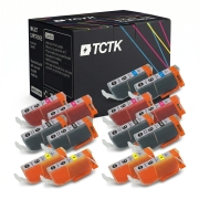TCTK Druckerpatronen PGI-9C PGI-9M PGI-9PBK PGI-9Y 8er Set 2x Cyan 2x Magenta 2x Gelb 2x Photo Black kompatibel mit Canon PIXMA IX 7000, PIXMA MX 7600, PIXMA Pro 9500, ersetzt 1035B001