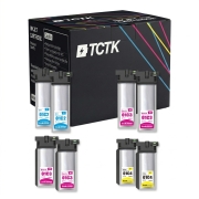 TCTK Druckerpatronen C13T01C200 C13T01C300 C13T01C400 3er Set CMY kompatibel mit Epson WorkForce Pro WF-C 529 R, für WorkForce Pro WF-C 529 R DTW, für WorkForce Pro WF-C 579 R D2TWF DTWF DWF
