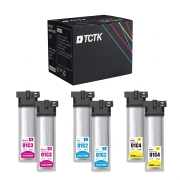 TCTK Druckerpatronen C13T01C200 C13T01C300 C13T01C400 6er Set CMY (je 2x) kompatibel mit Epson WorkForce Pro WF-C 529 R, für WorkForce Pro WF-C 529 R DTW, für WorkForce Pro WF-C 579 R D2TWF DTWF DWF