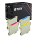 TCTK Druckerpatronen T0551 T0552 T0553 T0554 4er Set CMYK kompatibel mit Epson Stylus Photo R 240 245, für Stylus Photo RX 420 425 520, ersetzt C13T05514010