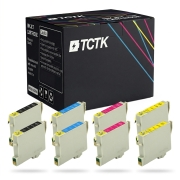 TCTK Druckerpatronen T0551 T0552 T0553 T0554 8er Set CMYK (je 2x) kompatibel mit Epson Stylus Photo R 240 245, für Stylus Photo RX 420 425 520, ersetzt C13T05514010