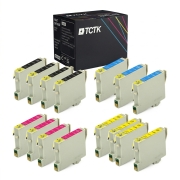 TCTK Druckerpatronen T0551 T0552 T0553 T0554 16er Set CMYK (je 4x) kompatibel mit Epson Stylus Photo R 240 245, für Stylus Photo RX 420 425 520, ersetzt C13T05514010