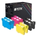 TCTK Druckerpatronen T1281 T1282 T1283 T1284 8er Set CMYK (je 2x) kompatibel mit Epson Stylus Office BX 305 F FW, für Stylus Office BX 305 FW Plus, für Stylus S 22, ersetzt C13T12814012