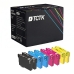 TCTK Druckerpatronen T1291 T1292 T1293 T1294 8er Set CMYK (je 2x) kompatibel mit Epson Stylus Office B 42 WD, für Stylus Office BX 305 F FW, für Stylus Office BX 305 FW Plus, ersetzt C13T12914010