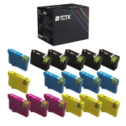 TCTK Druckerpatronen T1301 T1302 T1303 T1304 12er Set CMYK (je 3x) kompatibel mit Epson Stylus Office B 42 WD, für Stylus Office BX 525 WD, für Stylus Office BX 535 WD, ersetzt C13T13014010