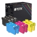 TCTK Druckerpatronen 18XL 18XL 18XL 18XL 12er Set CMYK (je 3x) kompatibel mit Epson Expression Home XP-100 XP-102 XP-200 XP-202 XP-205 XP-210 XP-212 XP-215 XP-225 XP-30 XP-300, ersetzt C13T18114012