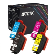 TCTK Druckerpatronen 202XL 202XL 202XL 202XL 4er Set Cyan Magenta Gelb Photo Black kompatibel mit Epson Expression Premium XP-6000 XP-6001 XP-6005 XP-6100 XP-6105, ersetzt C13T02H24010