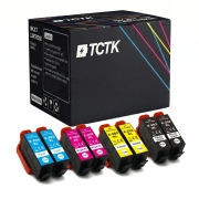 TCTK Druckerpatronen 202XL 202XL 202XL 202XL 8er Set 2x Cyan 2x Magenta 2x Gelb 2x Photo Black kompatibel mit Epson Expression Premium XP-6000 XP-6001 XP-6005 XP-6100 XP-6105, ersetzt C13T02H24010