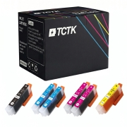 TCTK Druckerpatronen 24XL 24XL 24XL 24XL 24XL 24XL 6er Set 1x Schwarz 2x Cyan 2x Magenta 1x Gelb kompatibel mit Epson Expression Photo XP-55 XP-65 XP-750 XP-760 XP-850 XP-860, ersetzt C13T24314012