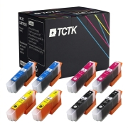 TCTK Druckerpatronen 26XL 26XL 26XL 26XL 8er Set 2x Cyan 2x Magenta 2x Gelb 2x Photo Black kompatibel mit Epson Expression Premium XP-510 XP-520 XP-600 XP-605 XP-610 XP-615, ersetzt C13T26314012
