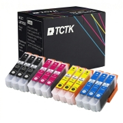TCTK Druckerpatronen 26XL 26XL 26XL 26XL 12er Set 3x Cyan 3x Magenta 3x Gelb 3x Photo Black kompatibel mit Epson Expression Premium XP-510 XP-520 XP-600 XP-605 XP-610 XP-615, ersetzt C13T26314012