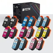 TCTK Druckerpatronen 378XL 378XL 378XL 378XL 378XL 378XL 12er Set Multicolor (je 2x) kompatibel mit Epson Expression Photo HD XP-15000, Expression Photo XP-8000 XP-8005 XP-8500, ersetzt C13T37914010