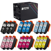 TCTK Druckerpatronen 378XL 378XL 378XL 378XL 378XL 378XL 18er Set Multicolor (je 3x) kompatibel mit Epson Expression Photo HD XP-15000, Expression Photo XP-8000 XP-8005 XP-8500, ersetzt C13T37914010