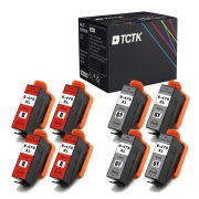TCTK Druckerpatronen 478XL 478XL 6er Set 3x Gray 3x Red kompatibel mit Epson Expression Photo HD XP-15000, ersetzt C13T04F64010