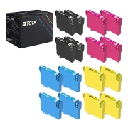 TCTK Druckerpatronen 604XL 604XL 604XL 604XL 16er Set CMYK (je 4x) kompatibel mit Epson Expression Home XP-2200 XP-2205 XP-3200 XP-3205, für Expression Home XP-3205 E, ersetzt C13T10H14010