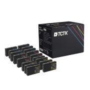 TCTK Druckerpatronen T7011 T7012 T7013 T7014 16er Set CMYK (je 4x) kompatibel mit Epson WorkForce Pro WP-4000 WP-4015DN WP-4095DN WP-4500 WP-4515DN WP-4525DNF WP-4595DNF, ersetzt C13T70114010