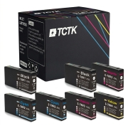 TCTK Druckerpatronen T7891XXL T7892XXL T7893XXL T7894XXL 8er Set CMYK (je 2x) kompatibel mit Epson WorkForce Pro WF-5100, für WorkForce Pro WF-5110 DW, für WorkForce Pro WF-5190 DW, ersetzt C13T789140